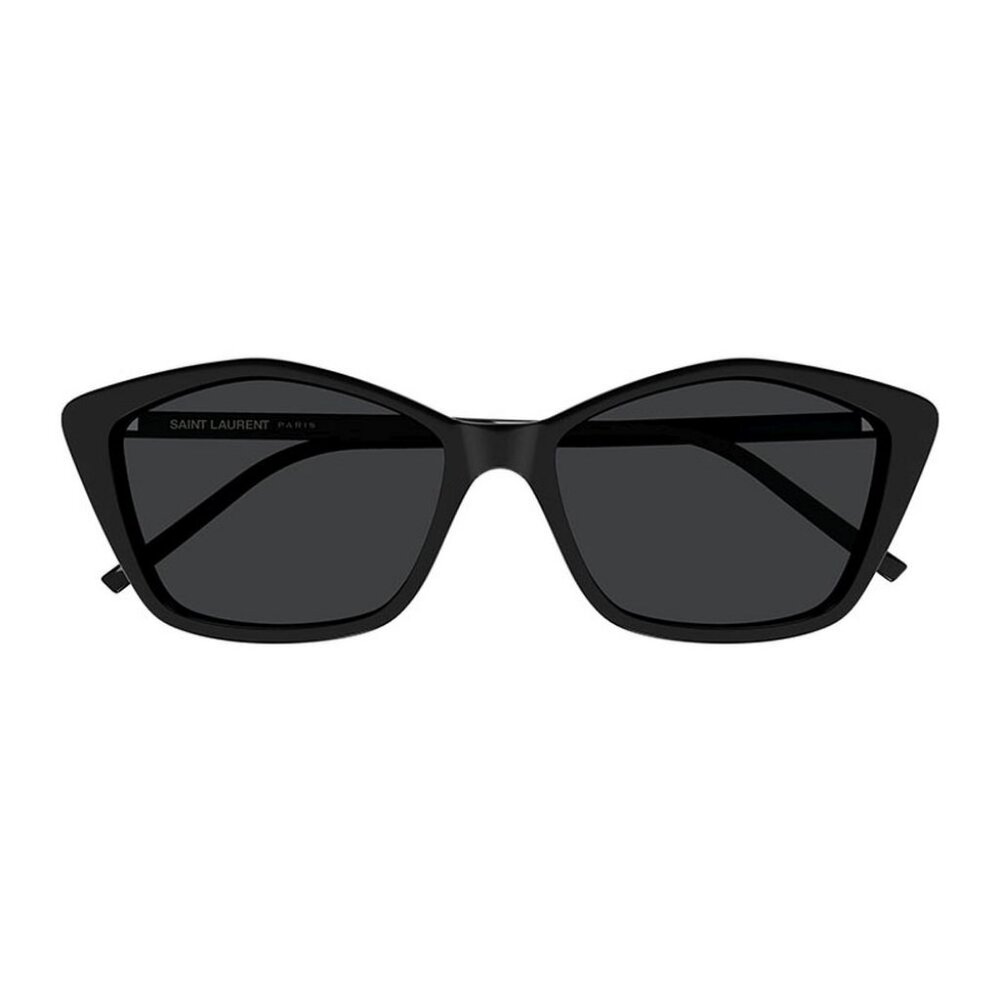 NEW SL775 001 SAINT LAURENT SUNGLASSES WOMEN GEOMETRIC BLACK EYEWEAR - Picture 2 of 5